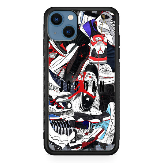 Air Jordan Scattered Collection iPhone 15 Plus Case-Xtracase