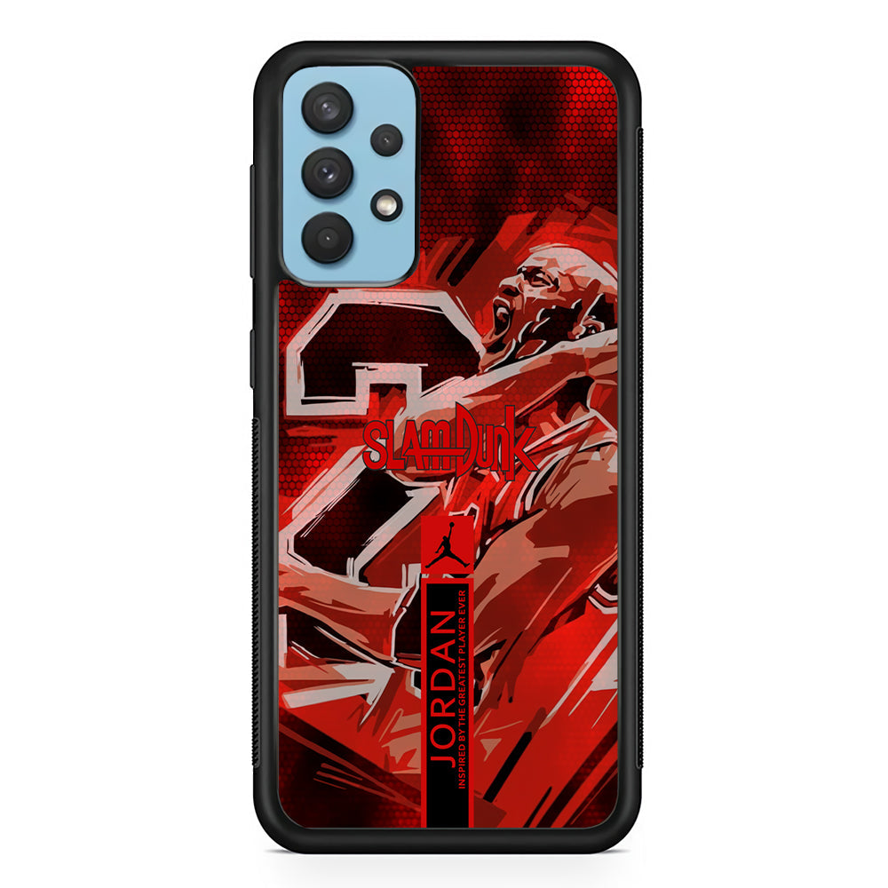 Air Jordan Scream on Fighting Samsung Galaxy A32 Case-Xtracase