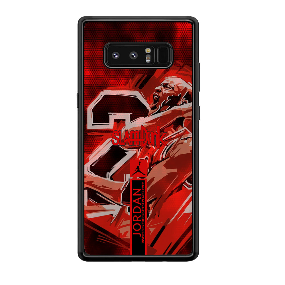 Air Jordan Scream on Fighting Samsung Galaxy Note 8 Case-Xtracase