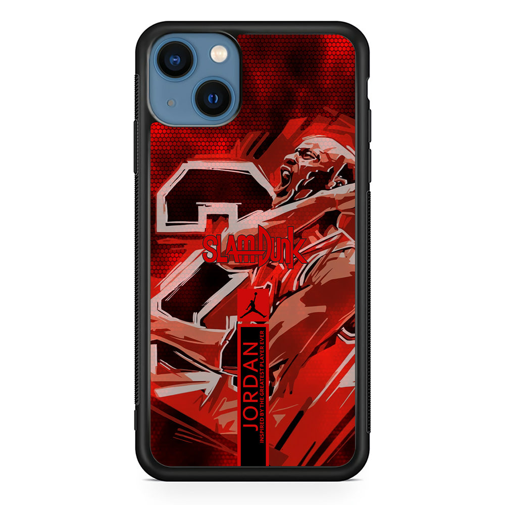 Air Jordan Scream on Fighting iPhone 14 Plus Case-Xtracase