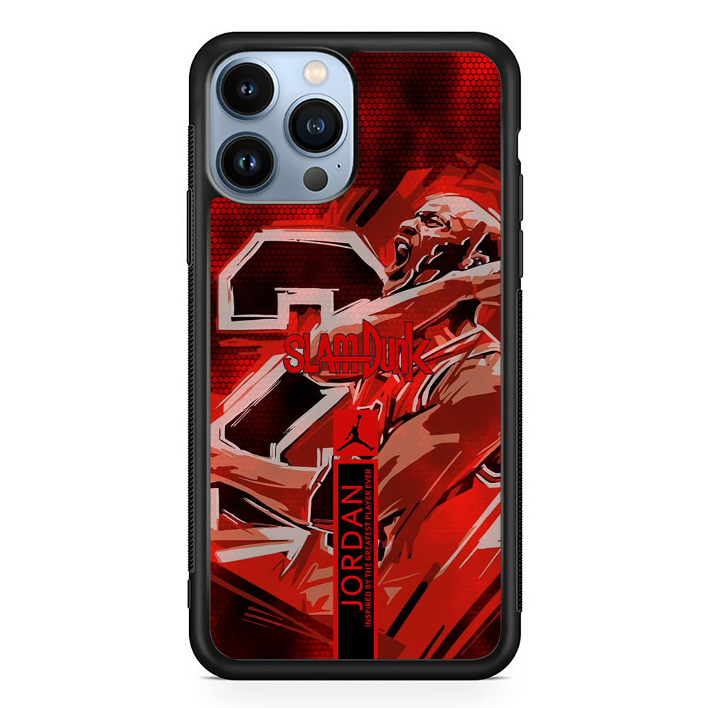Air Jordan Scream on Fighting iPhone 15 Pro Max Case-Xtracase