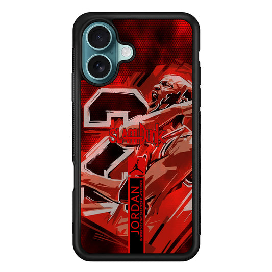 Air Jordan Scream on Fighting iPhone 16 Plus Case - Xtracase