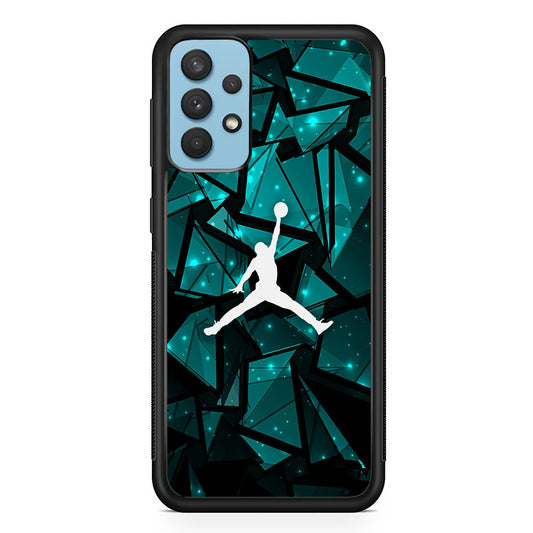 Air Jordan Shards of Crystal Samsung Galaxy A32 Case-Xtracase