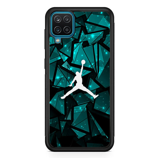 Air Jordan Shards of Crystal Samsung Galaxy A12 Case-Xtracase