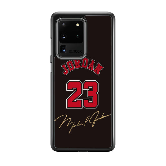 Air Jordan Signature Number Samsung Galaxy S20 Ultra Case-Xtracase