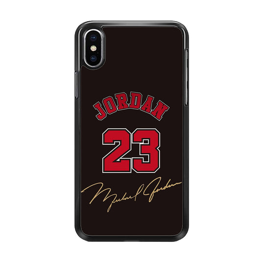 Air Jordan Signature Number iPhone XS Case-Xtracase