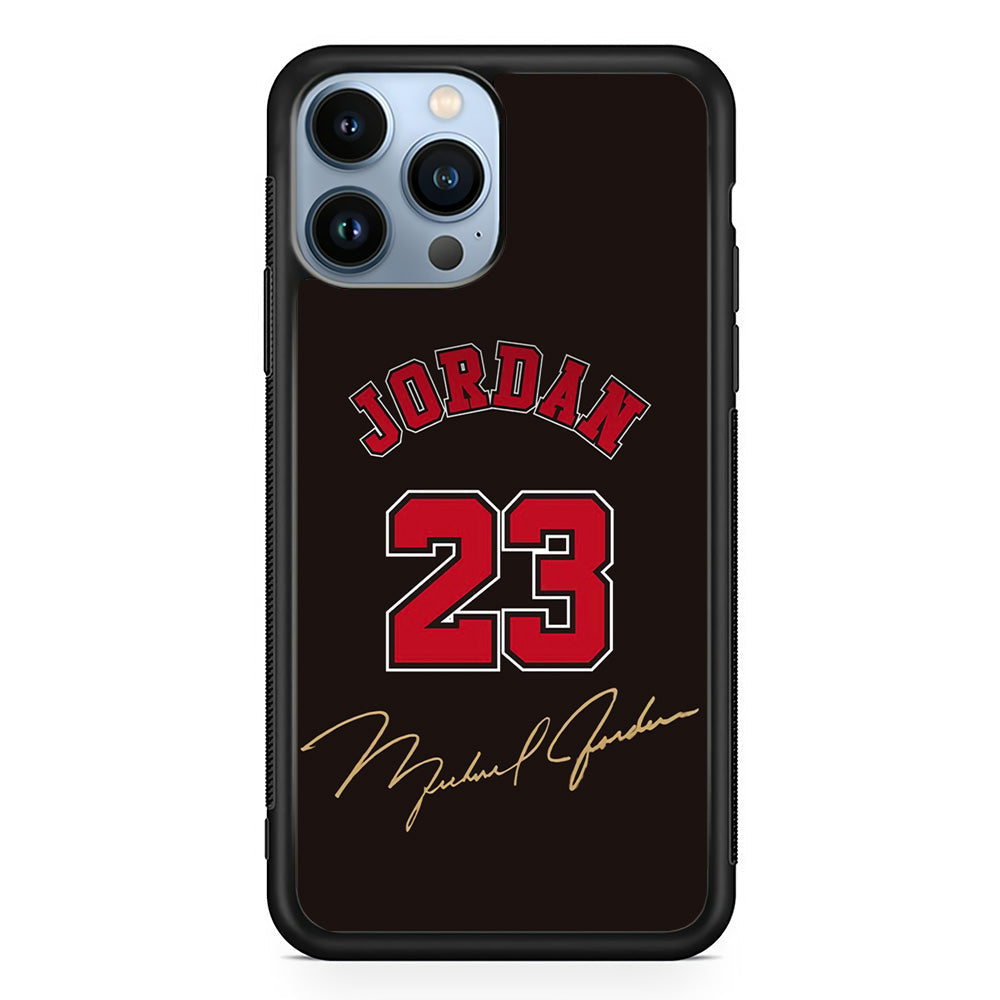 Air Jordan Signature Number iPhone 13 Pro Case-Xtracase