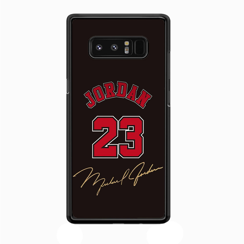 Air Jordan Signature Number Samsung Galaxy Note 8 Case-Xtracase