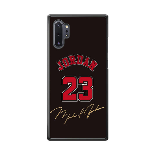 Air Jordan Signature Number Samsung Galaxy Note 10 Plus Case-Xtracase