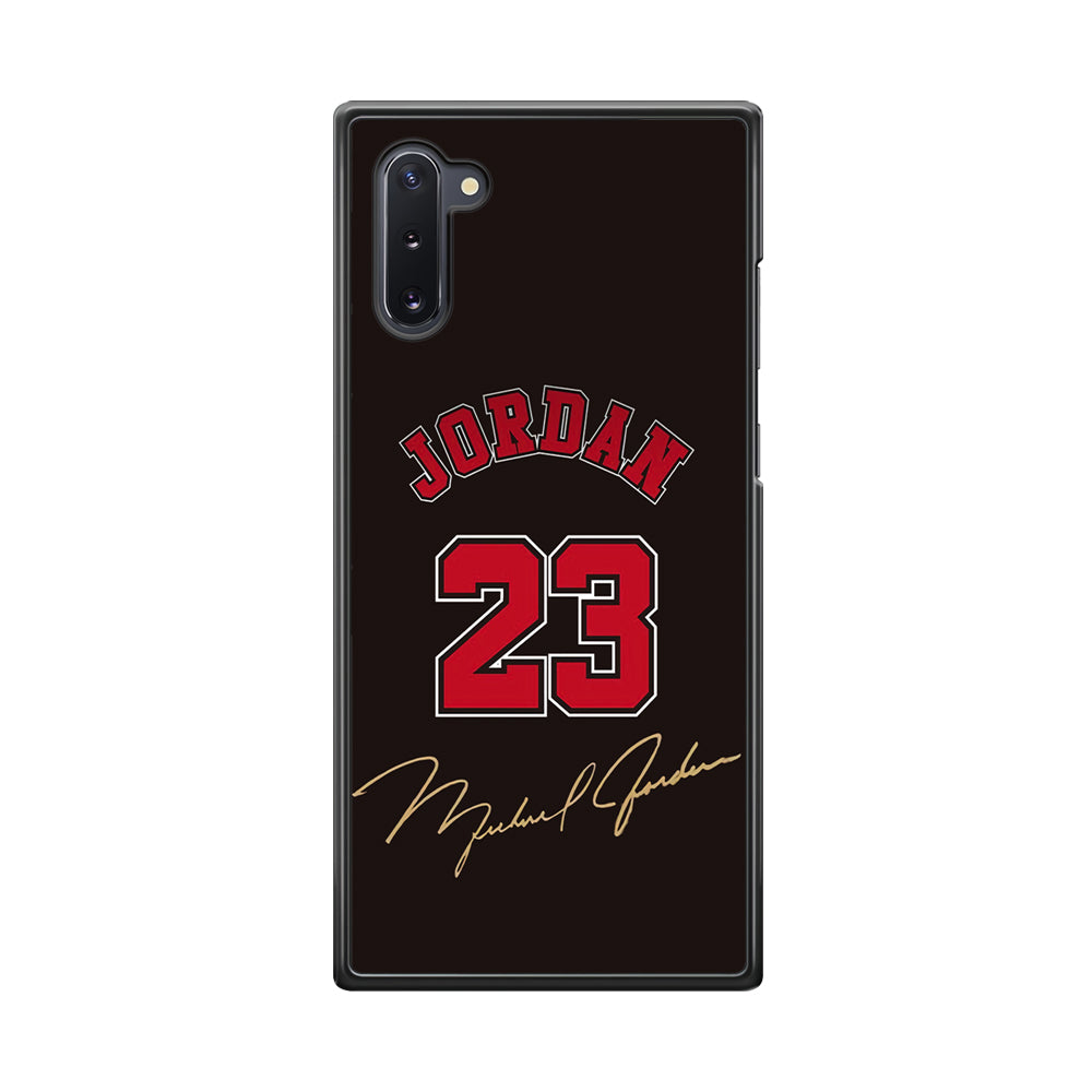 Air Jordan Signature Number Samsung Galaxy Note 10 Case-Xtracase