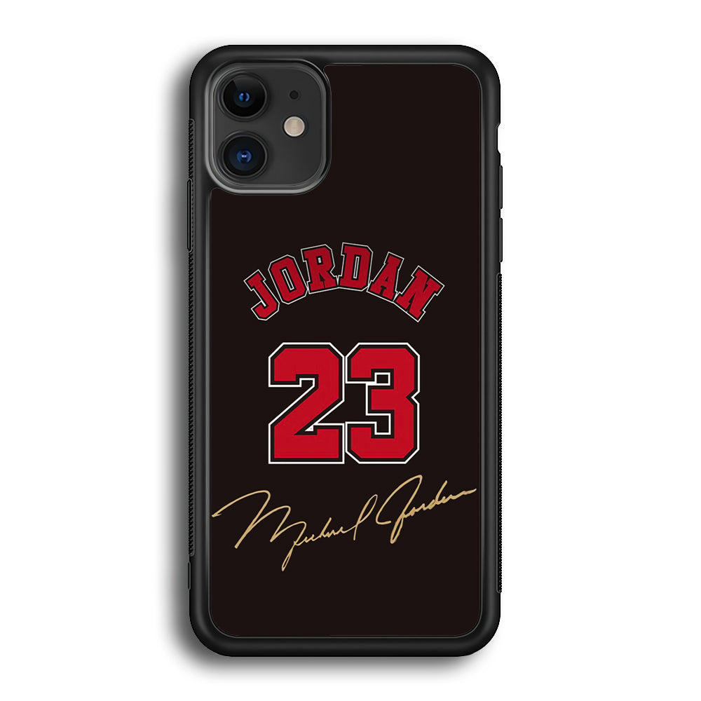 Air Jordan Signature Number iPhone 12 Case-Xtracase