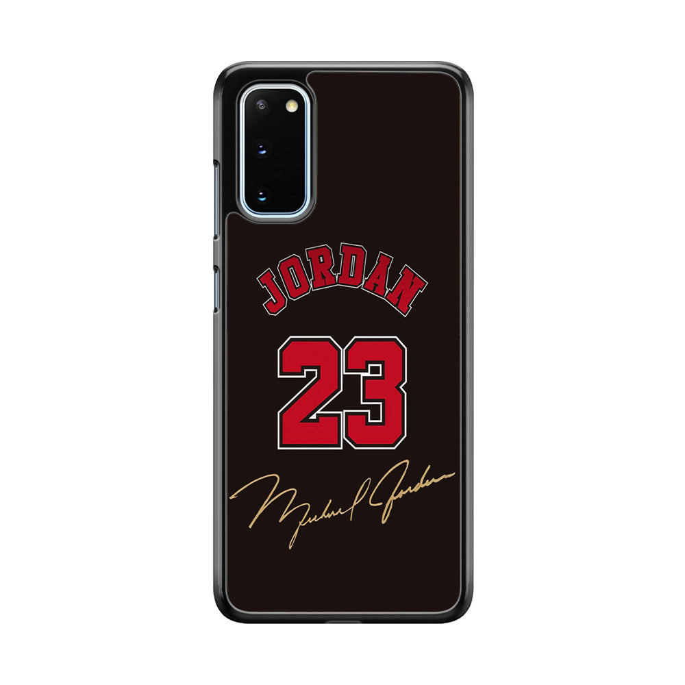 Air Jordan Signature Number Samsung Galaxy S20 Case-Xtracase