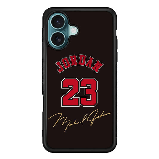 Air Jordan Signature Number iPhone 16 Plus Case - Xtracase