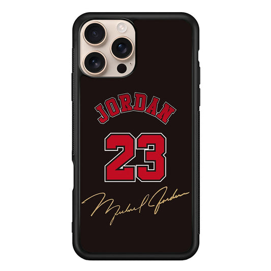 Air Jordan Signature Number iPhone 16 Pro Max Case - Xtracase
