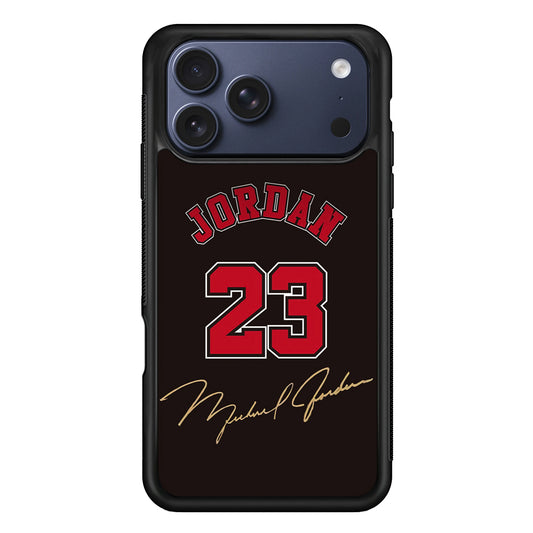 Air Jordan Signature Number iPhone 17 Pro Case - Xtracase