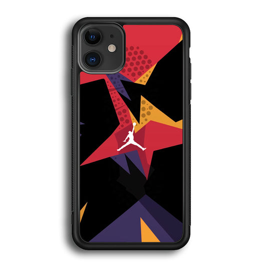 Air Jordan Silhouette of Footstep iPhone 12 Case-Xtracase