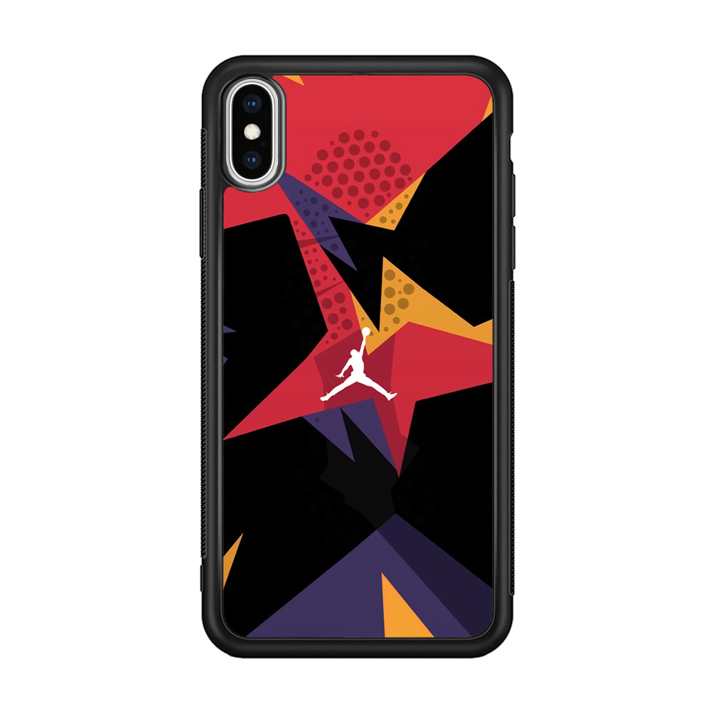 Air Jordan Silhouette of Footstep iPhone X Case-Xtracase