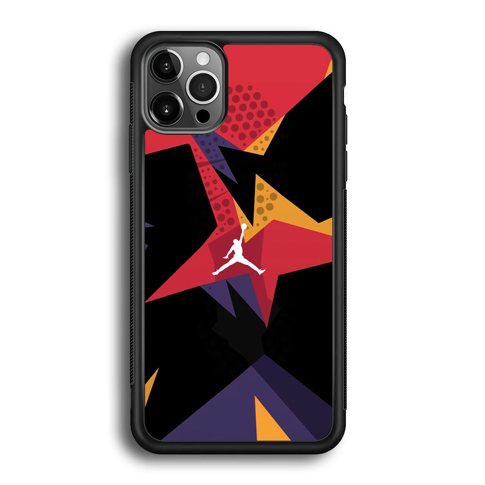 Air Jordan Silhouette of Footstep iPhone 12 Pro Max Case-Xtracase