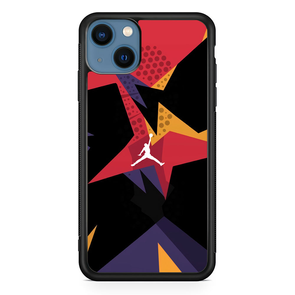 Air Jordan Silhouette of Footstep iPhone 15 Case-Xtracase
