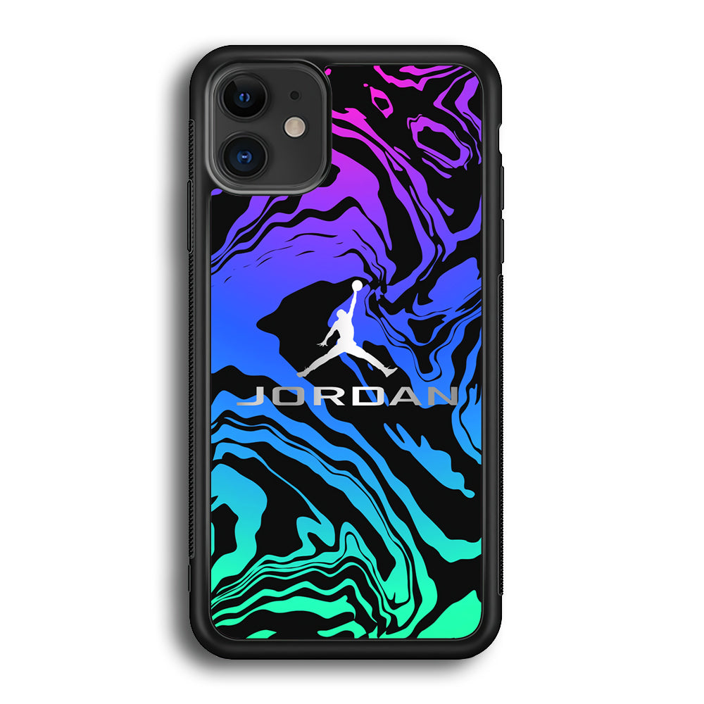 Air Jordan Silver Gradation iPhone 12 Case-Xtracase