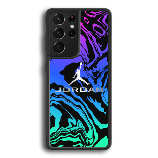 Air Jordan Silver Gradation Samsung Galaxy S21 Ultra Case-Xtracase