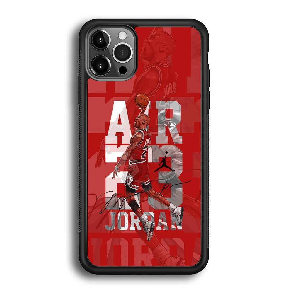 Air Jordan Silver Light iPhone 12 Pro Max Case-Xtracase