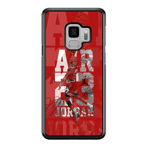 Air Jordan Silver Light Samsung Galaxy S9 Case-Xtracase