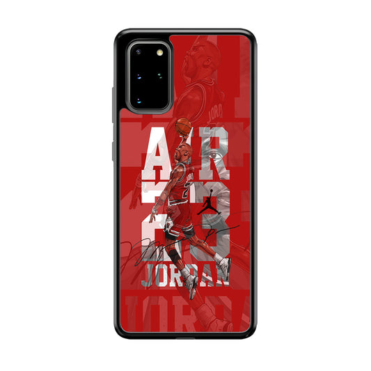 Air Jordan Silver Light Samsung Galaxy S20 Plus Case-Xtracase