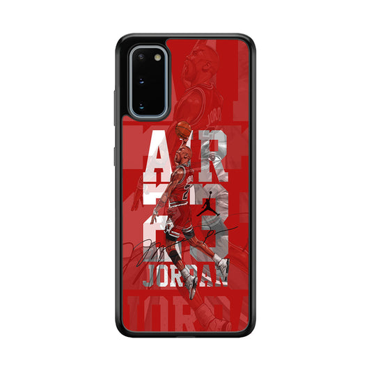Air Jordan Silver Light Samsung Galaxy S20 Case-Xtracase