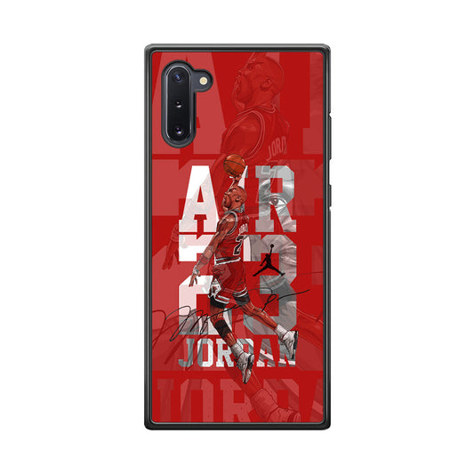 Air Jordan Silver Light Samsung Galaxy Note 10 Case-Xtracase