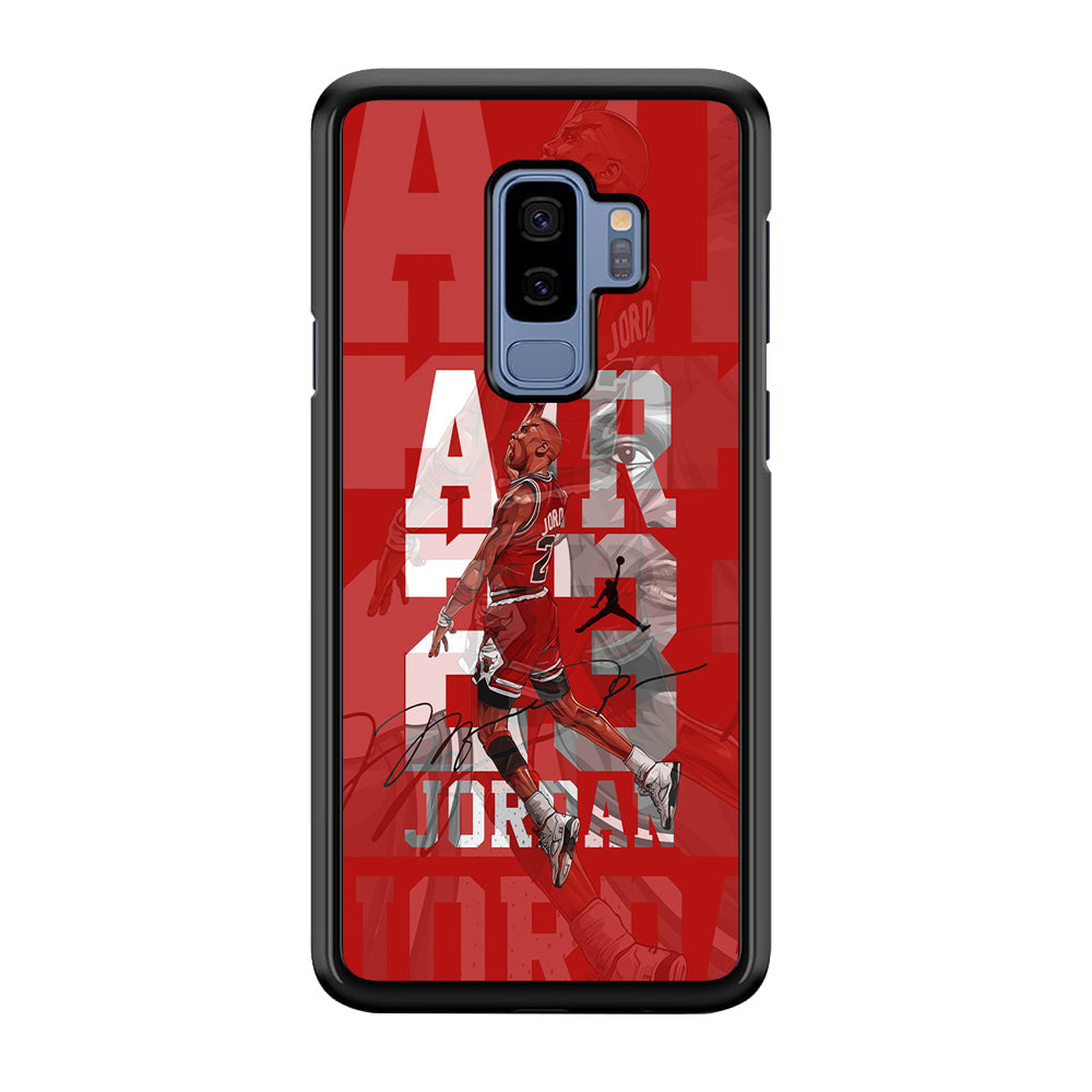 Air Jordan Silver Light Samsung Galaxy S9 Plus Case-Xtracase