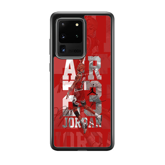 Air Jordan Silver Light Samsung Galaxy S20 Ultra Case-Xtracase