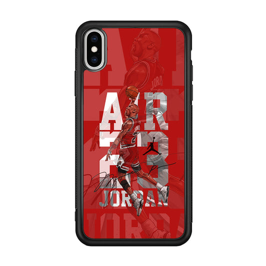 Air Jordan Silver Light iPhone Xs Case-Xtracase