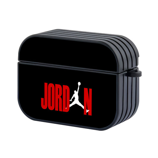 Air Jordan Simple Black Backdrop Apple Airpods Pro 2 Case - Xtracase