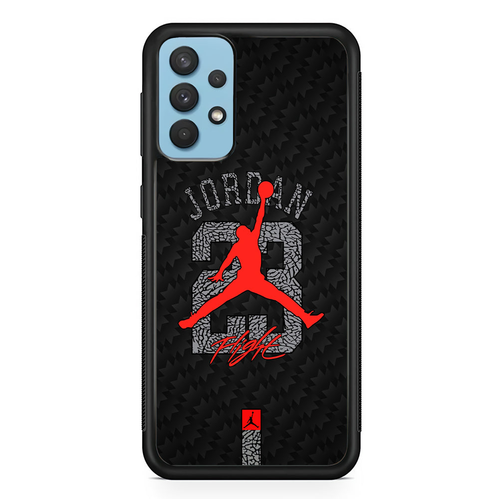 Air Jordan Sketch of Jersey Samsung Galaxy A32 Case-Xtracase