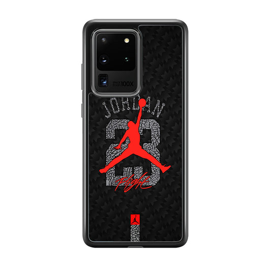 Air Jordan Sketch of Jersey Samsung Galaxy S20 Ultra Case-Xtracase