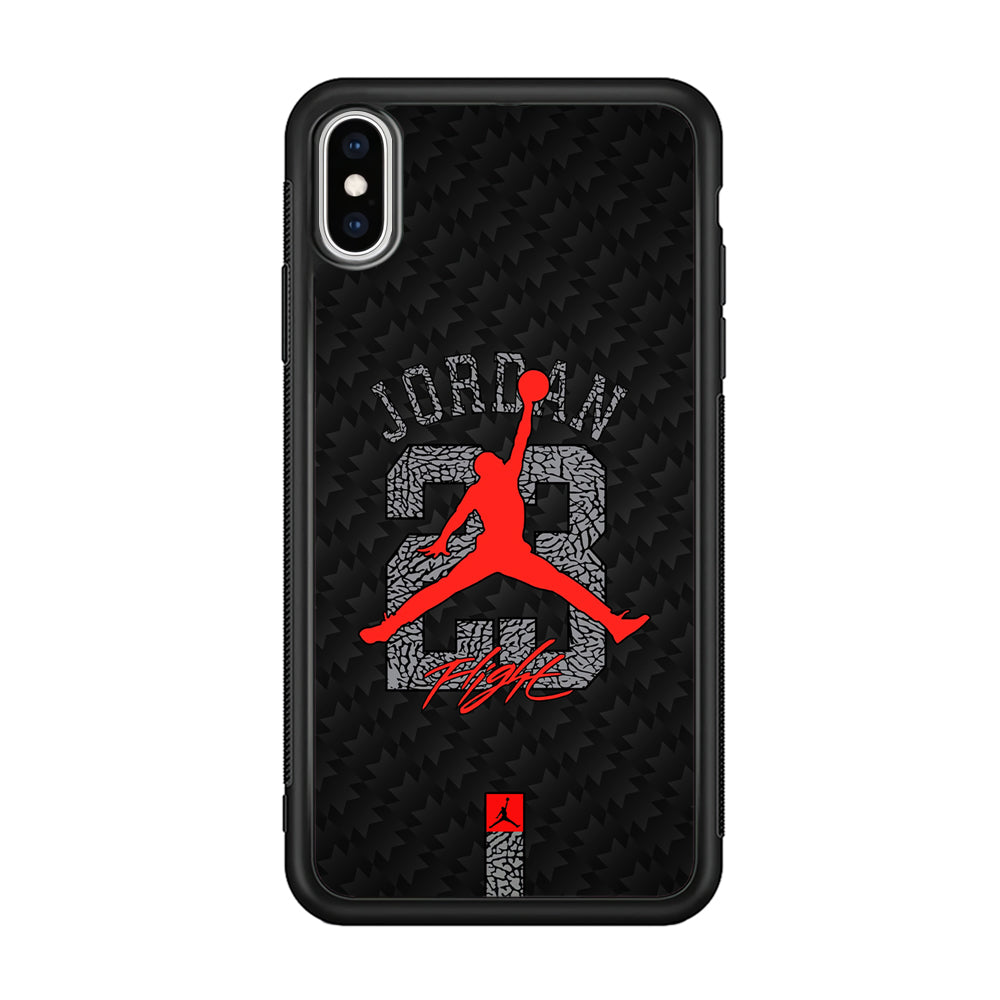 Air Jordan Sketch of Jersey iPhone Xs Case-Xtracase