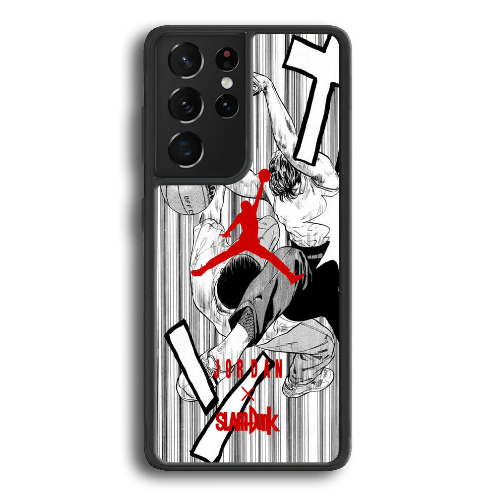 Air Jordan Slam Dunk Cover Samsung Galaxy S21 Ultra Case-Xtracase