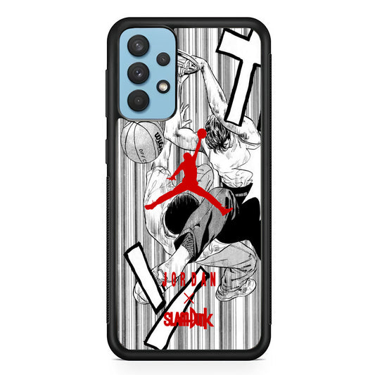 Air Jordan Slam Dunk Cover Samsung Galaxy A32 Case-Xtracase