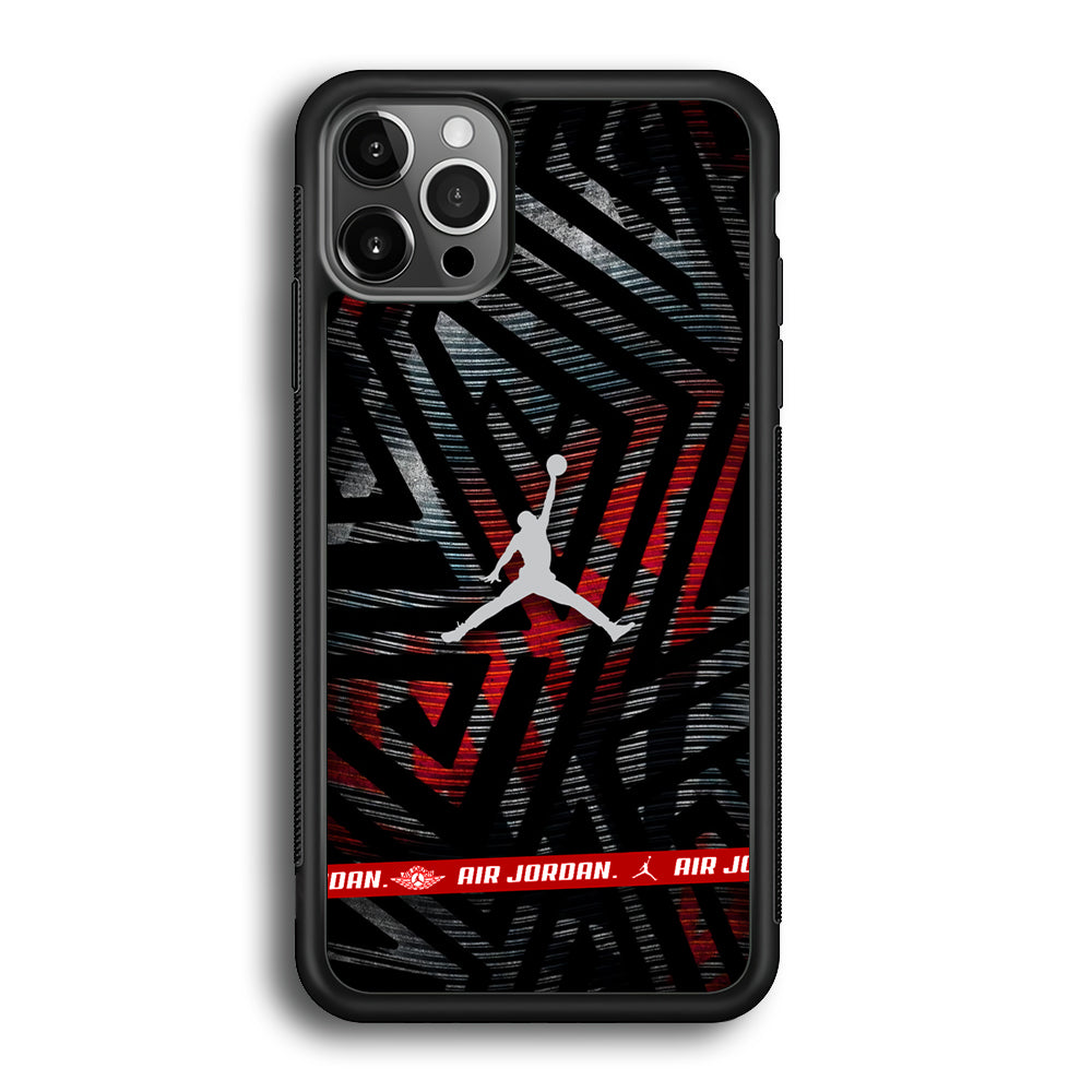 Air Jordan Strokes in Streak iPhone 12 Pro Max Case-Xtracase