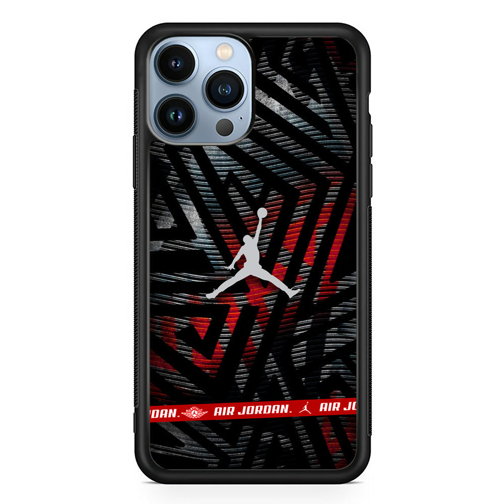 Air Jordan Strokes in Streak iPhone 14 Pro Case-Xtracase