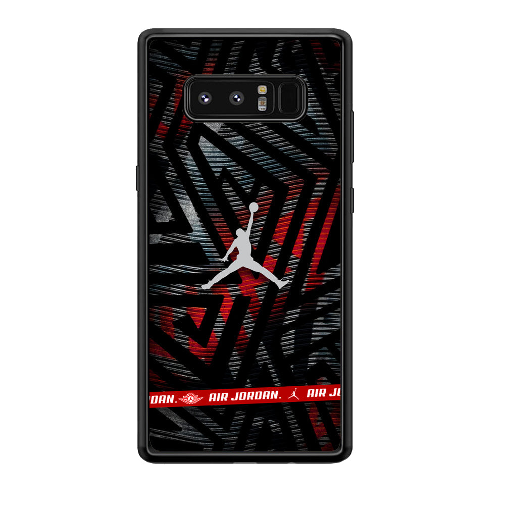 Air Jordan Strokes in Streak Samsung Galaxy Note 8 Case-Xtracase