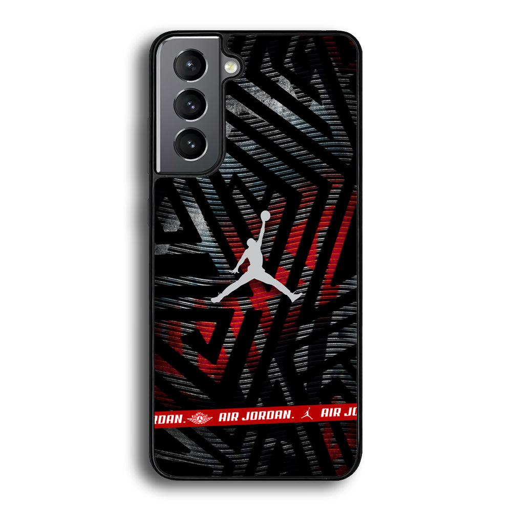 Air Jordan Strokes in Streak Samsung Galaxy S21 Plus Case-Xtracase