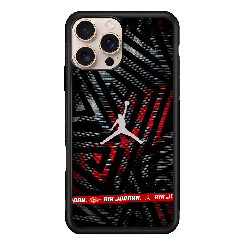 Air Jordan Strokes in Streak iPhone 16 Pro Max Case - Xtracase