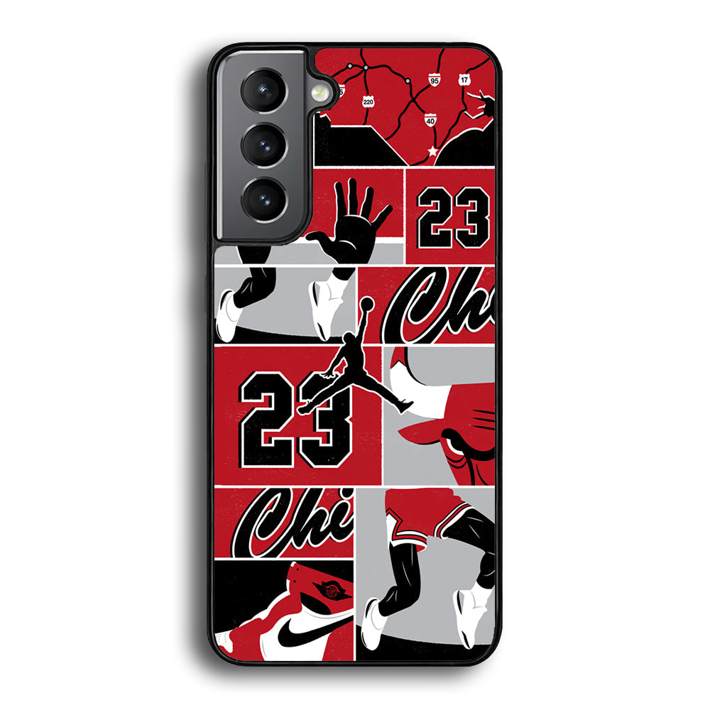 Air Jordan Team Collage Backdrop Samsung Galaxy A16 Case-Xtracase