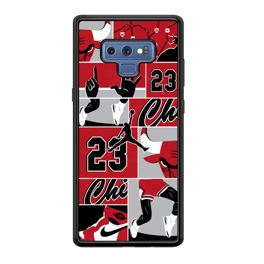 Air Jordan Team Collage Backdrop Samsung Galaxy Note 9 Case-Xtracase