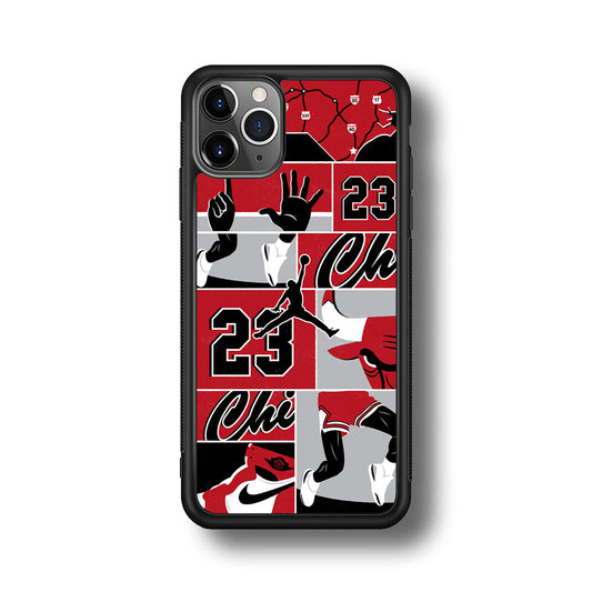 Air Jordan Team Collage Backdrop iPhone 11 Pro Case-Xtracase