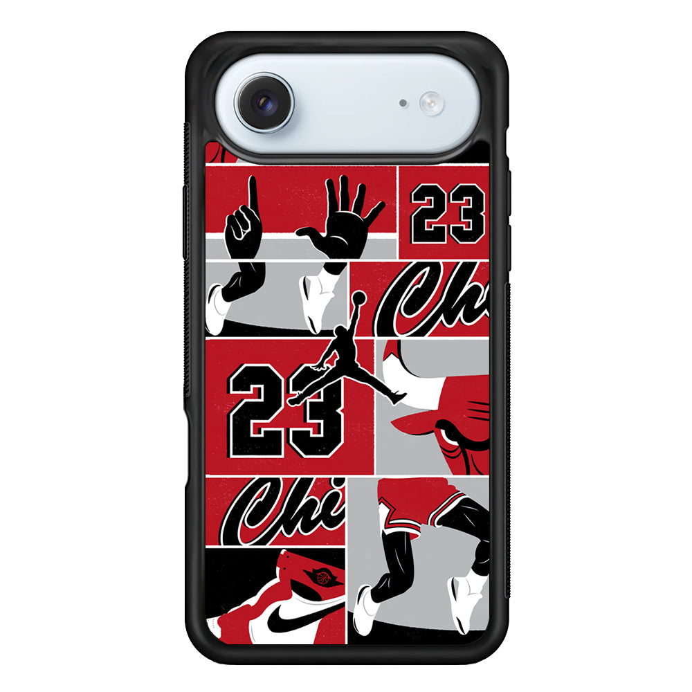 Air Jordan Team Collage Backdrop iPhone 17 Air Case - Xtracase