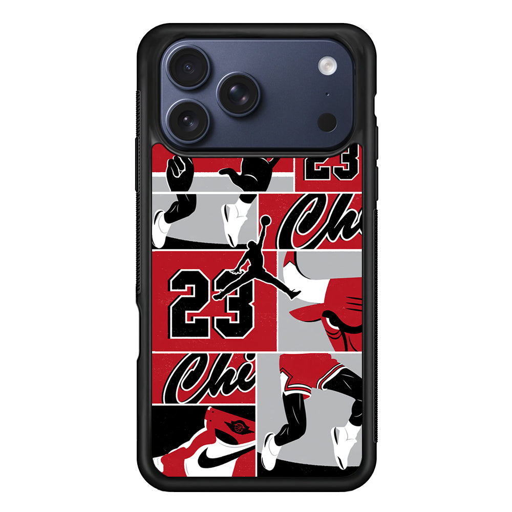 Air Jordan Team Collage Backdrop iPhone 17 Pro Case - Xtracase