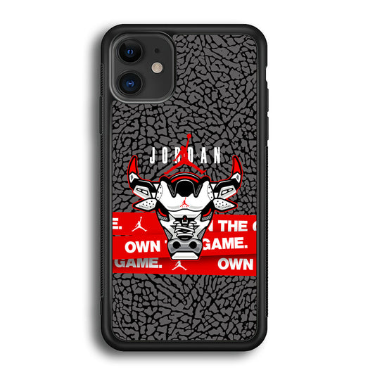 Air Jordan The Bull Head iPhone 12 Case-Xtracase